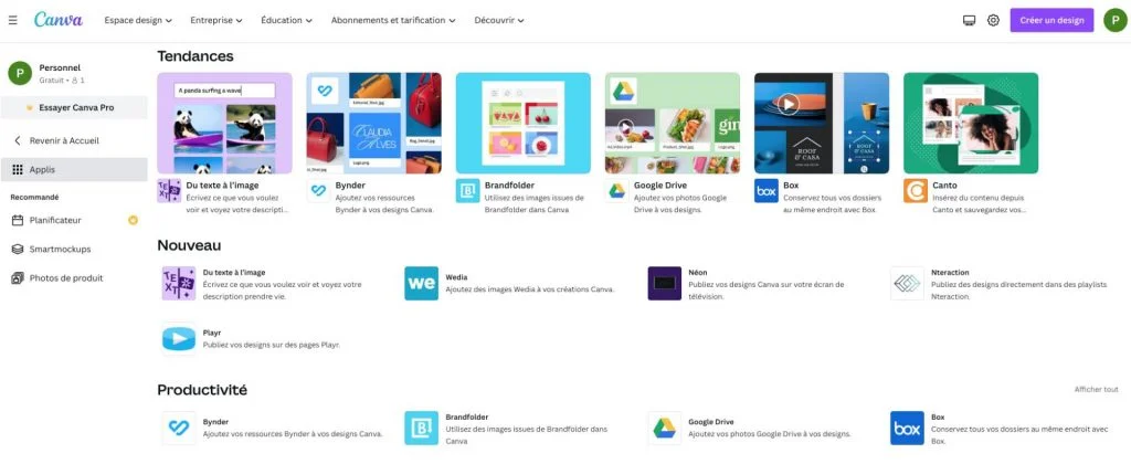 Canva : l'outil polyvalent pour rendre vos créations visuelles éblouissantes.