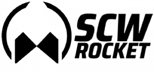 Logo de l'agence SCW Rocket, symbolisant le lancement vers l'excellence avec une fusée en décollage.