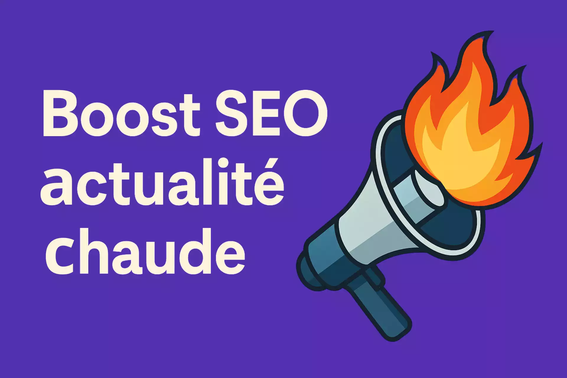Boost SEO actualité chaude